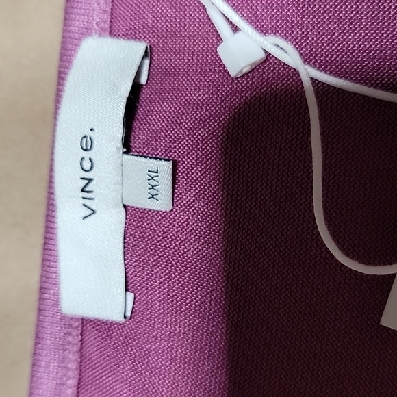 Vince Size XXXL Light Purple / Lilac Pullover Long Sleeve T-Shirt, NEW with Tags - Picture 2 of 8
